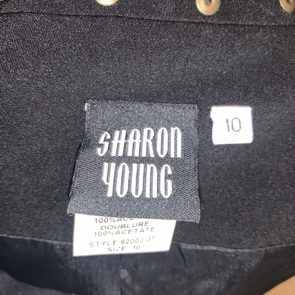 Sharon young Vintage black studded jacket - Picture 2 of 3